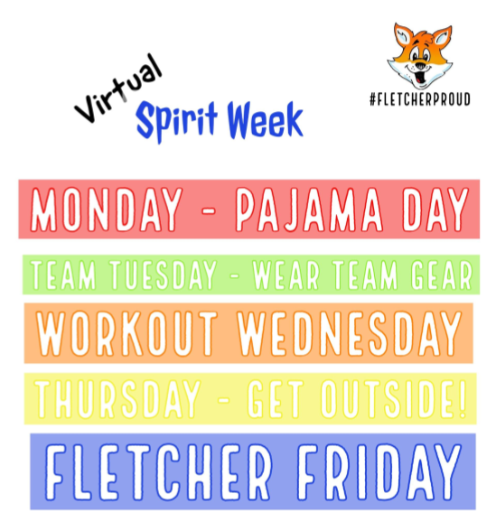 A list of virtual spirit day themes