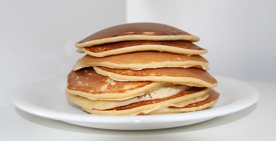 Plate of pancakes