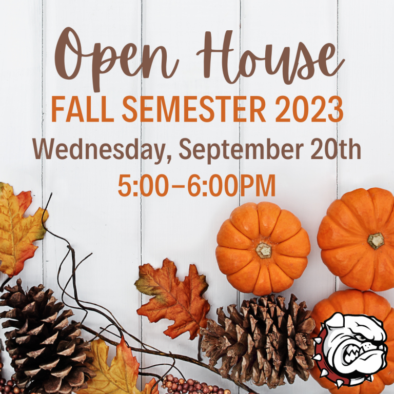 Open House at the Career Academy - September 20th from 5 to 6 PM.