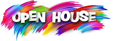 Banner that says Open House