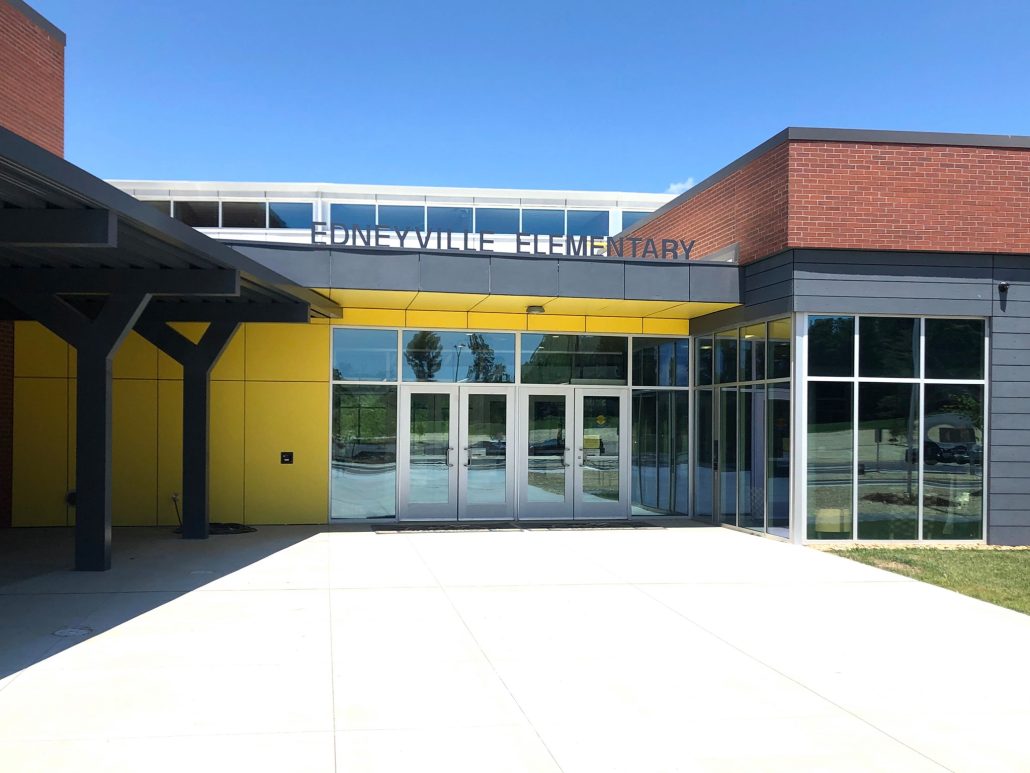 new front entrance