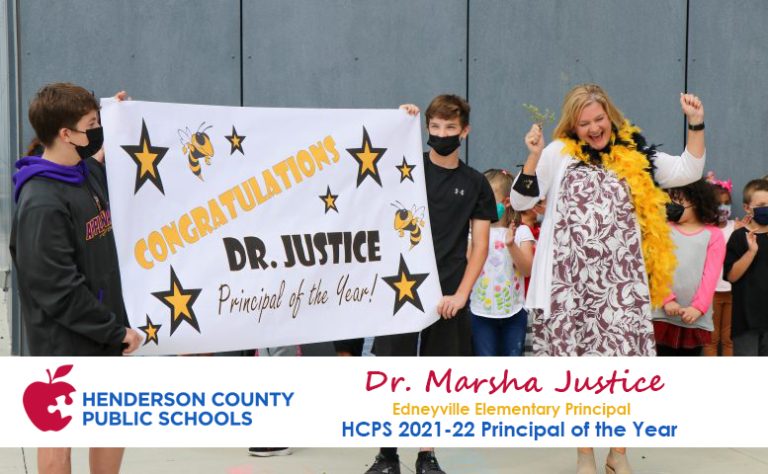 Dr. Justice HCPS Principal of the Year