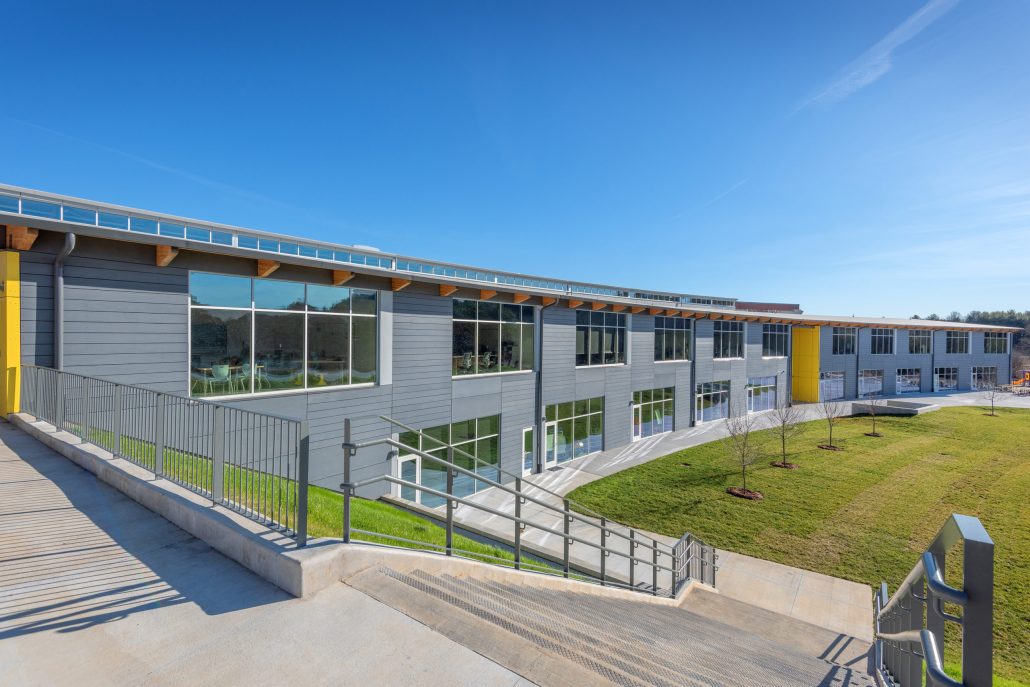 exterior of school building