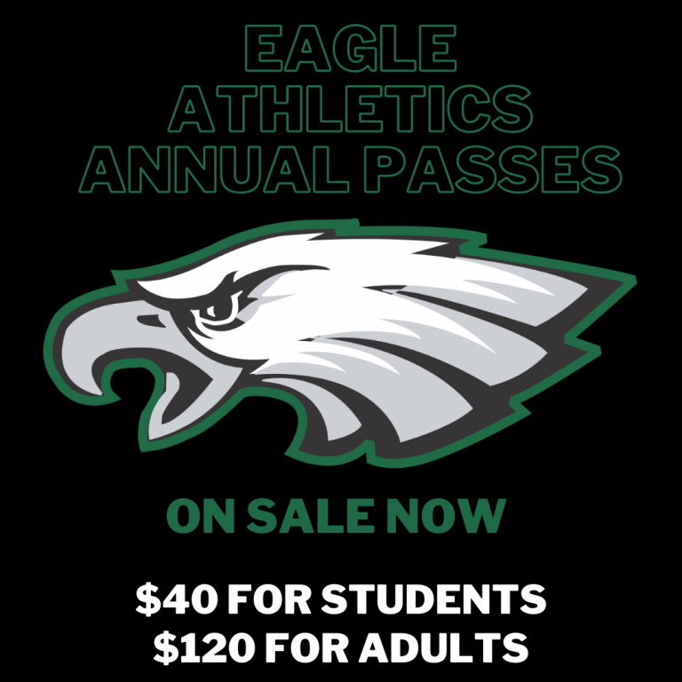 athletics annual pass price information and eagle logo