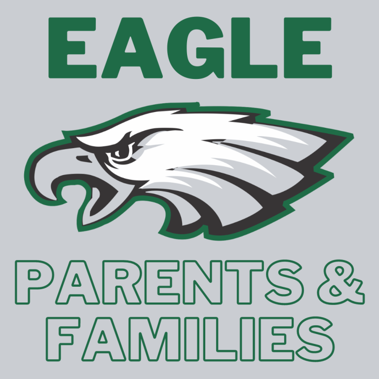 Eagle Parents & Families text with Eagle logo