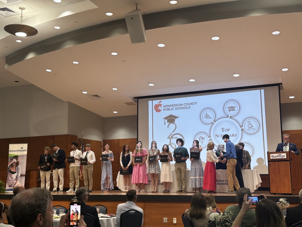 Top Scholars receiving awards