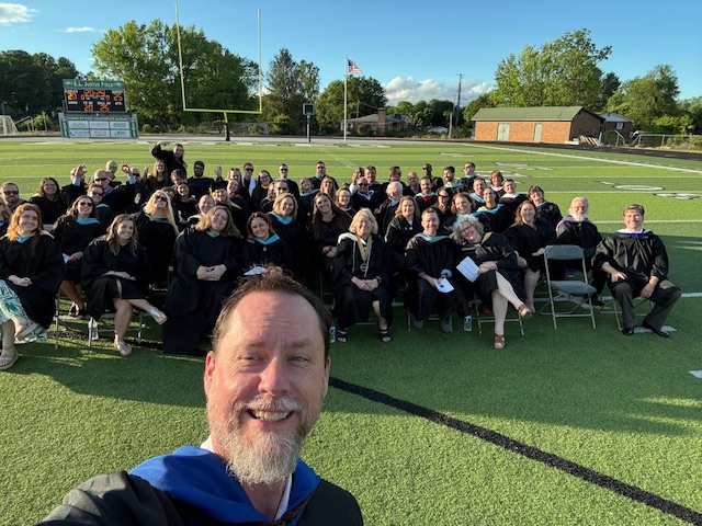 teacher selfie by G on field