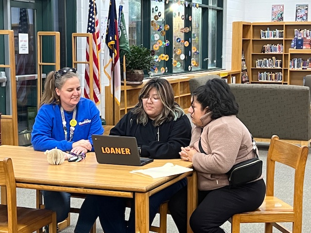 Ms. Stuckie with Estrella and Mom