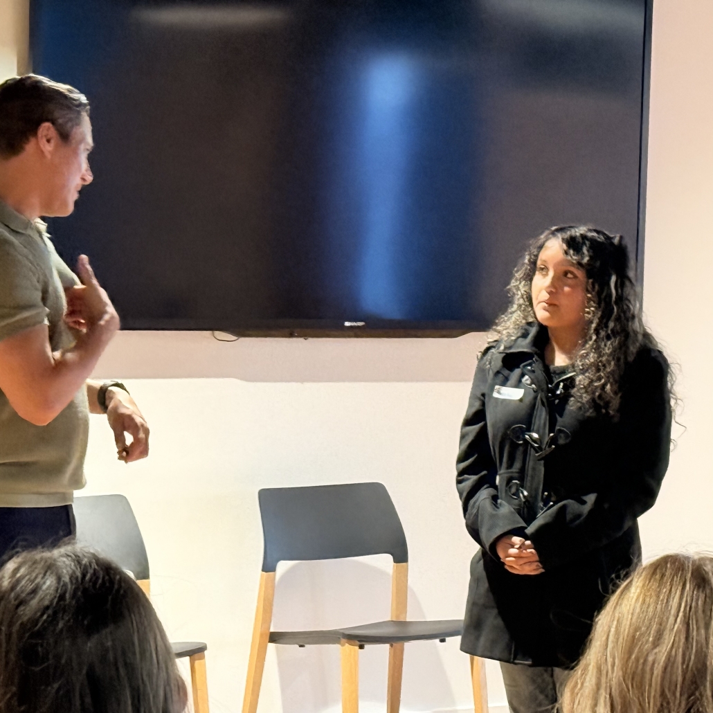 Student receiving direct coaching