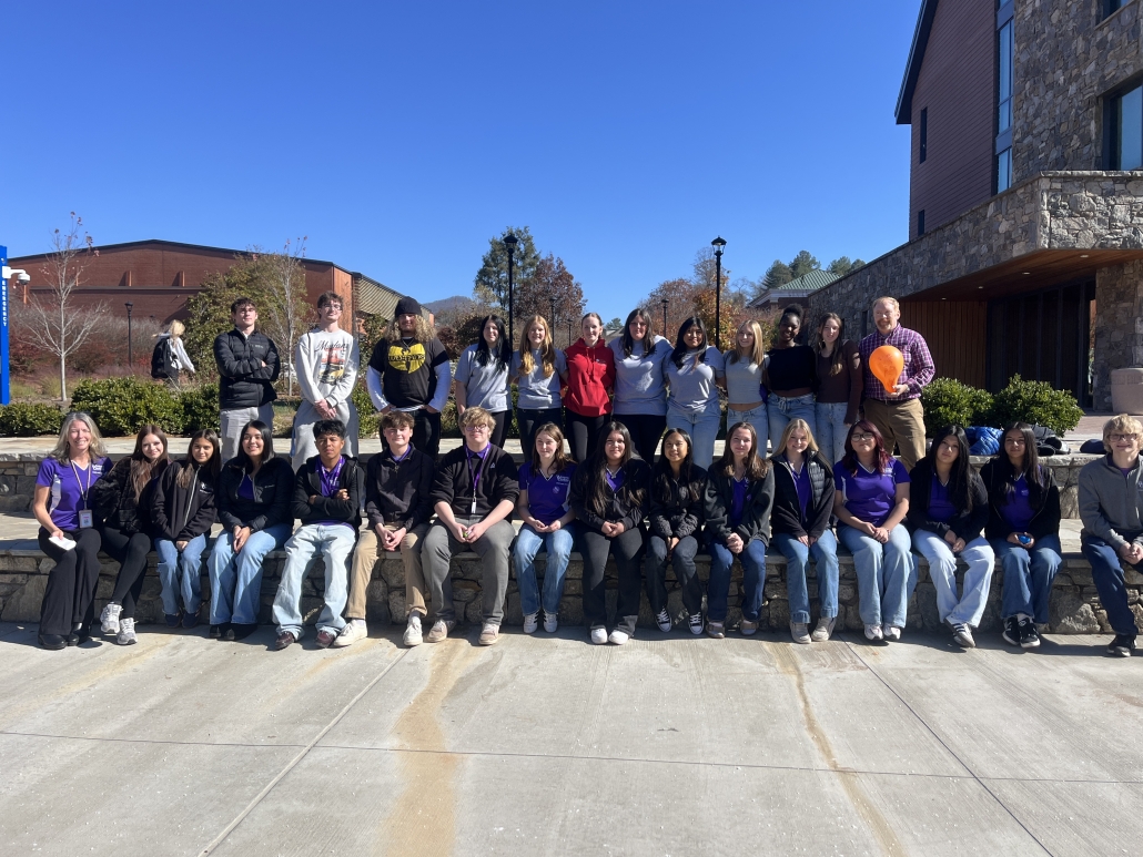 Group photo at WCU of the TaaP students