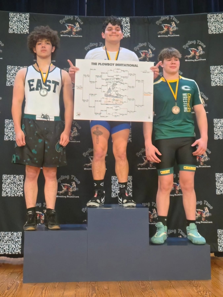 Santino on the podium (2nd)