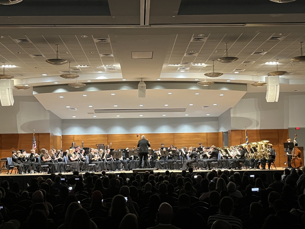 all-county band concert stage photo