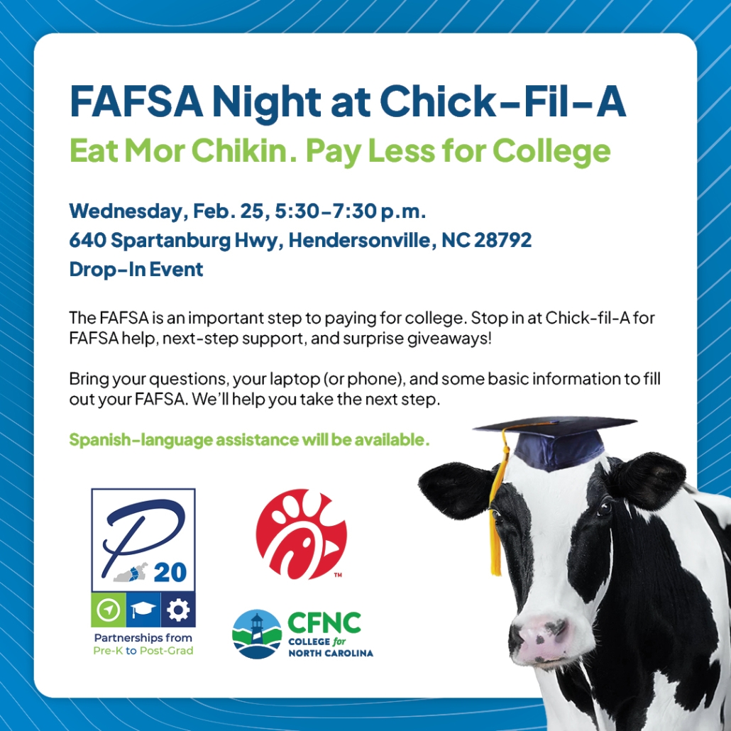 FAFSA Night at CFA flyer (ENG)