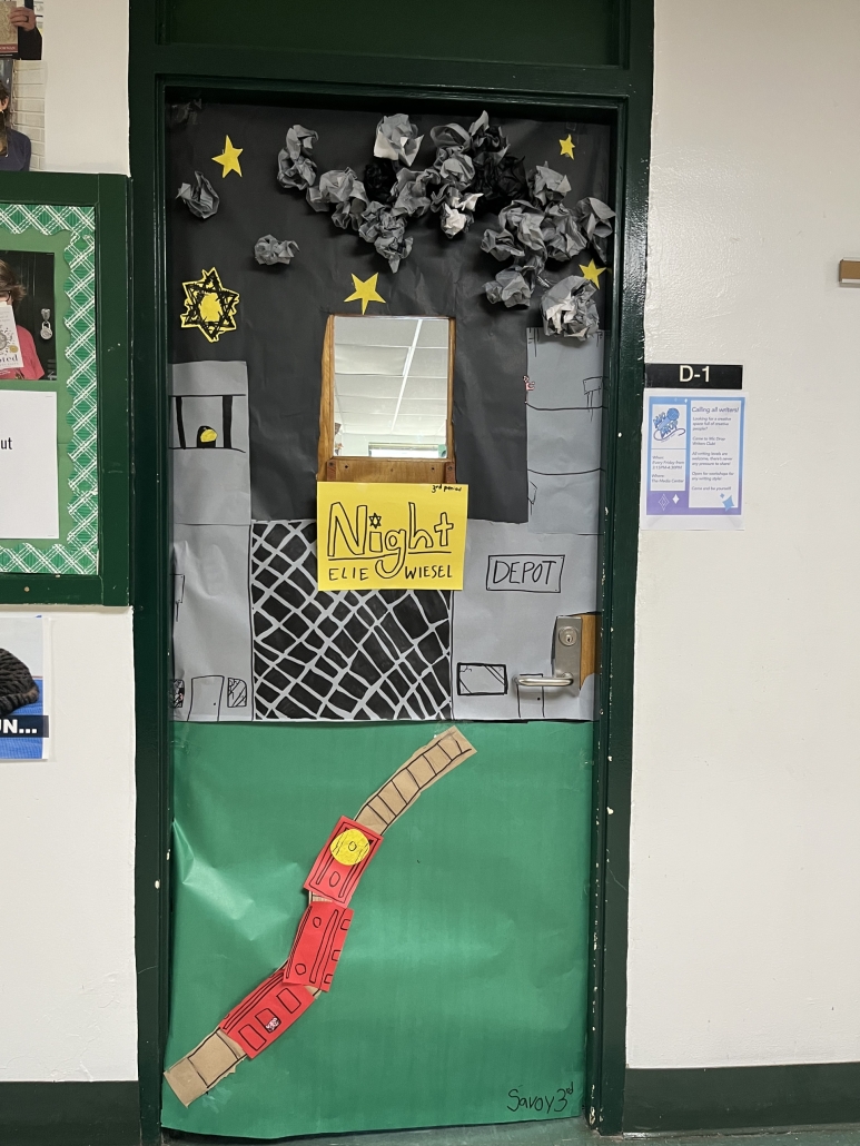 Night door decorations