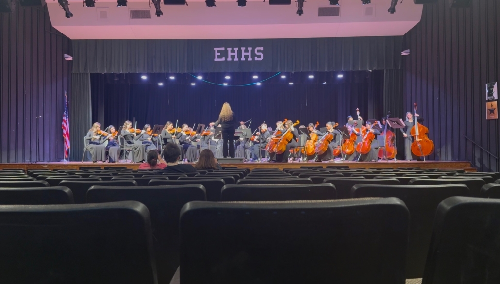 EHHS orchestra performing for MPA