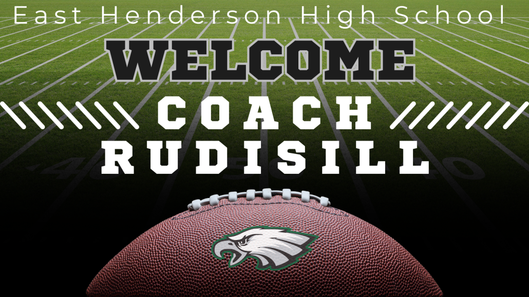 Welcome Coach Rudisill Canva graphic