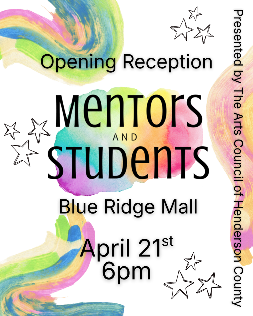 Mentors & Students art show flyer from BRCC