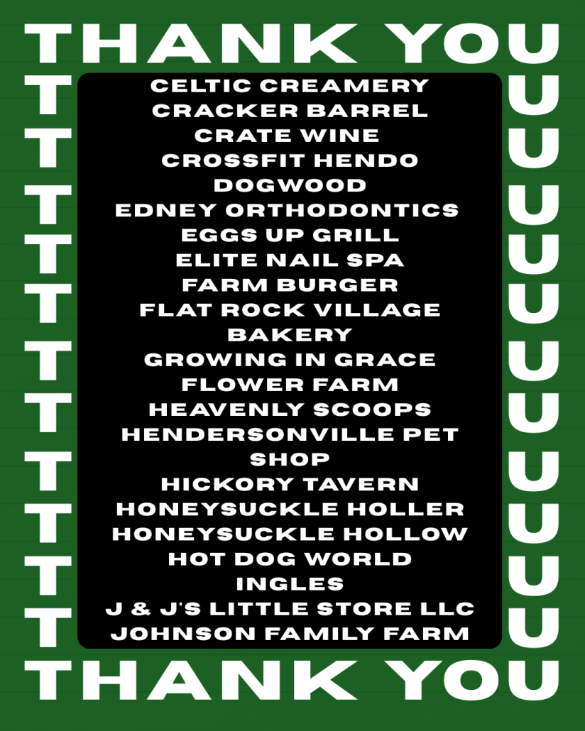 Teacher Appreciation Week sponsor list 2