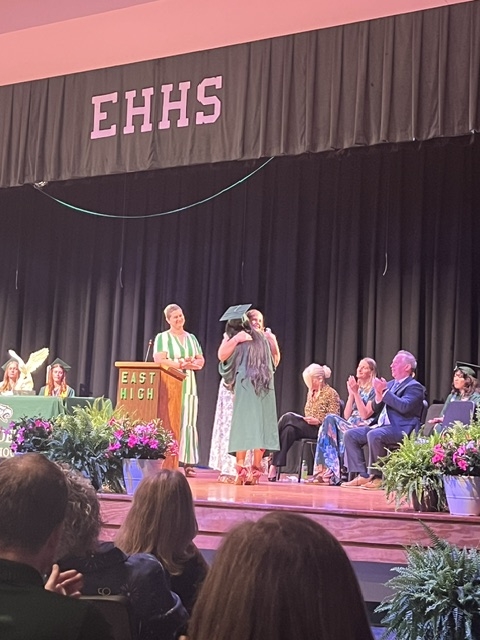 ESL award winner with Ms. Leslie
