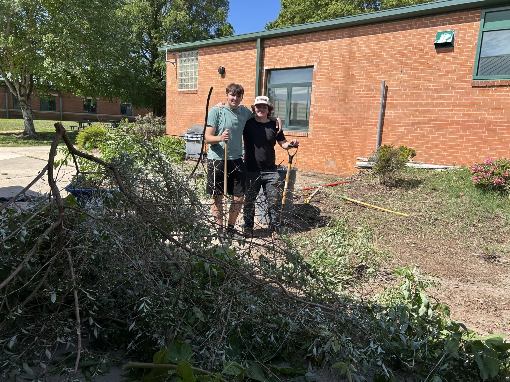 Two helpers for campus beautification