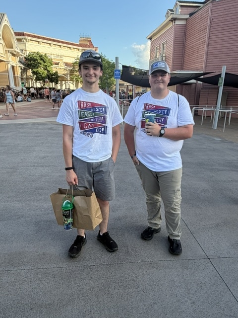 Wyatt and Hunter shopping
