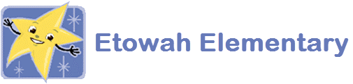 Block Letters saying Etowah Elementary with star