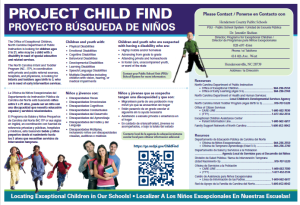 Project Child Find Poster Thumbnail