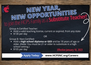 Group B substitute teaching requirements have changed and now anyone that holds a high school diploma or GED can apply.