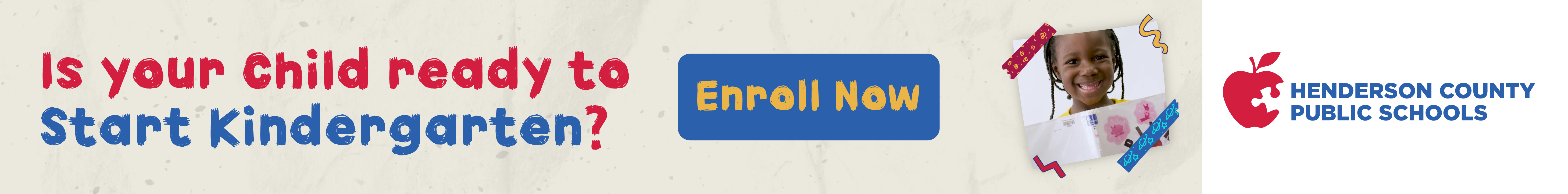 Is your child ready to start kindergarten? Enroll now