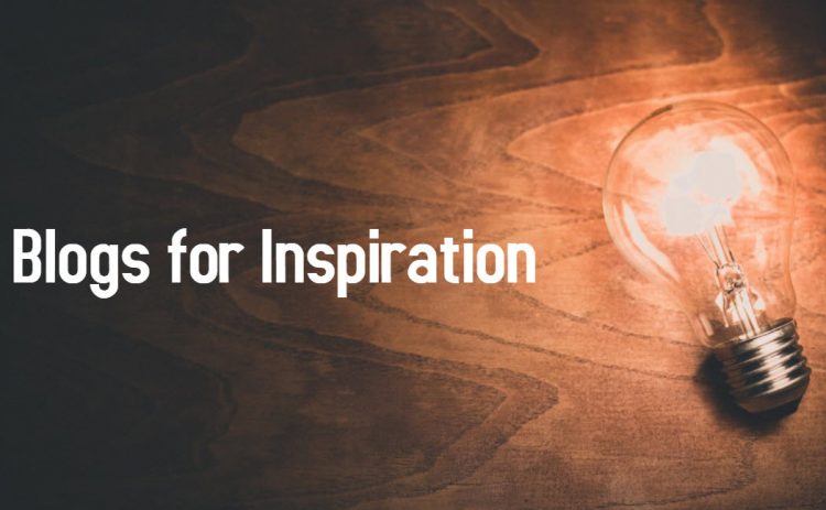 "Blogs for Inspiration" with light bulb