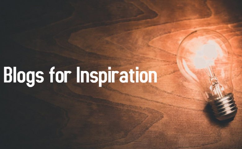 "Blogs for Inspiration" with light bulb