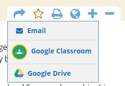 Save to Google Classroom