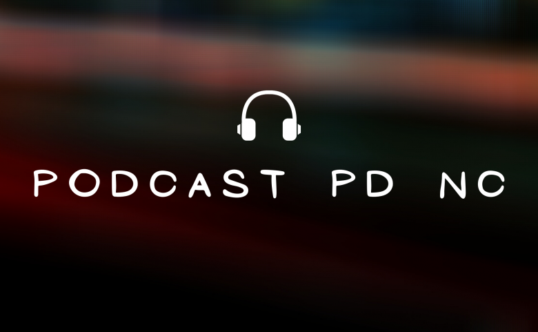 Podcast PD NC cover photo with headphone icon