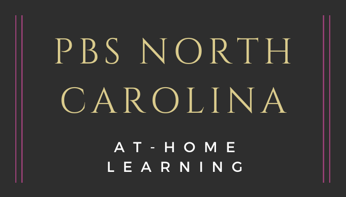 Title slide with PBS North Carolina At-Home Learning title