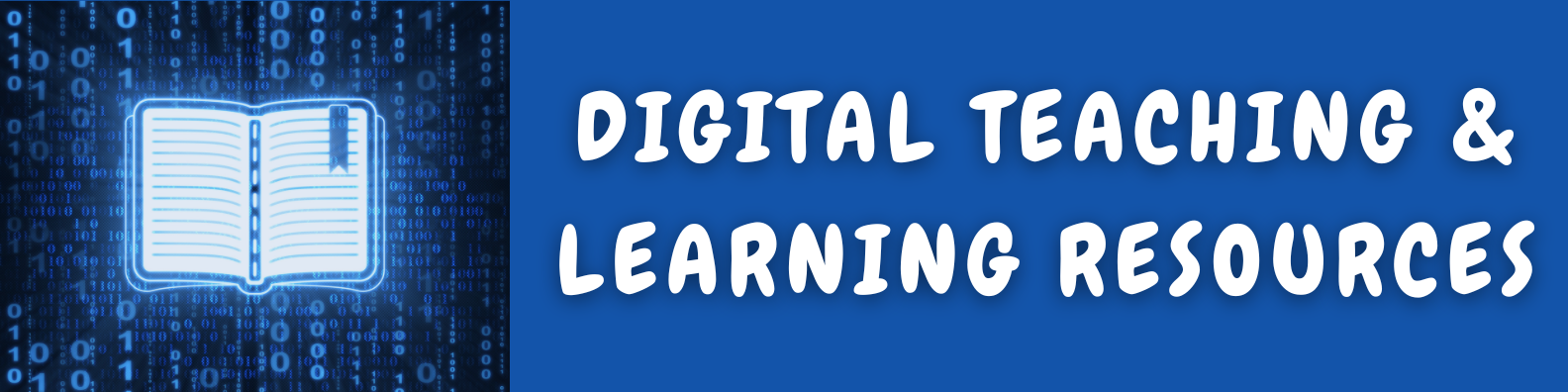 Digital teaching and learning header title