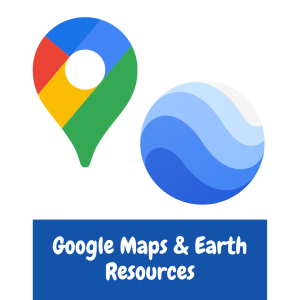 google maps and earth square logo