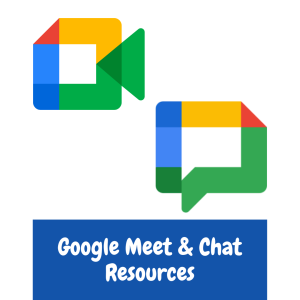 Google meet and chat square logo