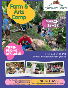 Pictures of campers and information about camp.