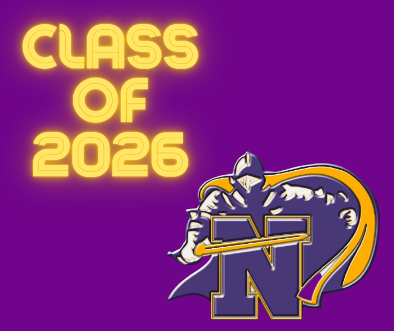 Image of the knights logo with text class of 2026