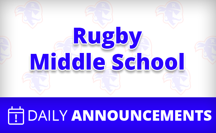 Rugby daily announcements