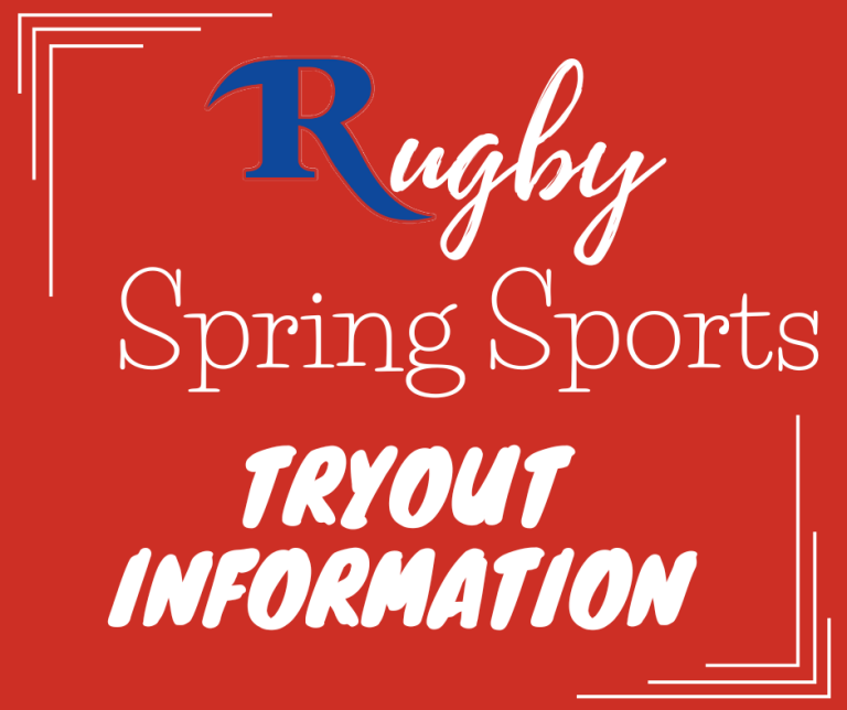 Rugby Spring Sports Tryout Information