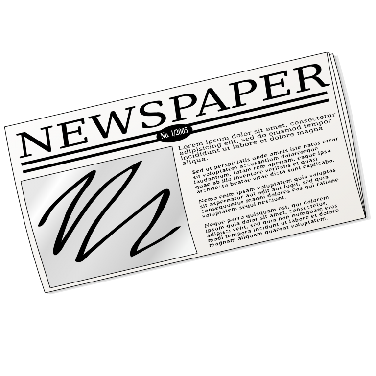 Newspaper Clipart