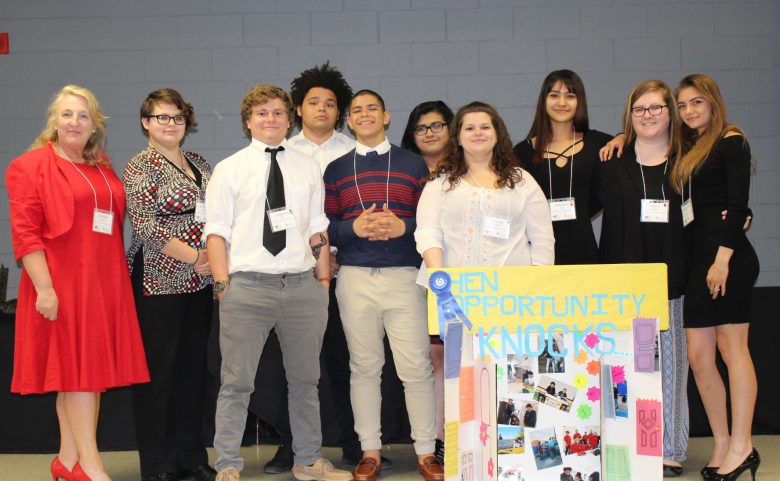 Students from Henderson County Career Academy