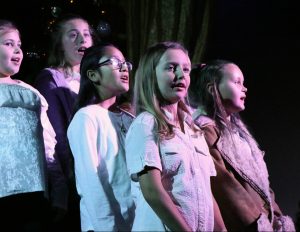 Students singing at Flat Rock Playhouse.