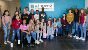 group of students at Raumedic