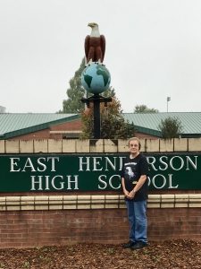 Nancy Harris outside East