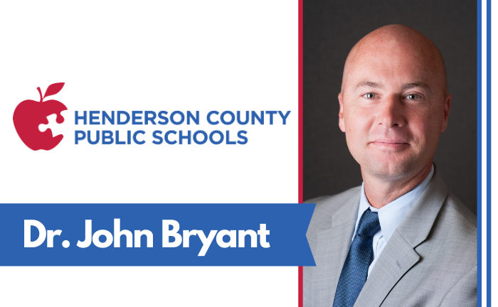 photo of man with text "Dr. John Bryant" and HCPS logo