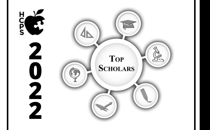 graphic logo for "Top Scholars" and "2022"