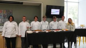 Culinary students from Career Academy